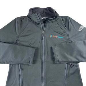 The North Face Windwall Full Zip Soft Shell Jacket Women's Large Thermal Black